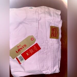 Levi’s 311 ankle skinny jeans baby pink size 32